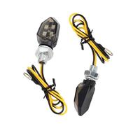 OEHCBDKS Motorbike Rear Blinker 2PCS Mini Universal Motorcycle LED Turn Signal Indicators Light Amber Blinker Motorbike Super Bright Lamp