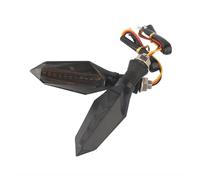 OEHCBDKS Motorbike Rear Blinker 2Pcs Universal Motorcycle LED Turn Signals Amber Lamp Bulb Tail Flasher Indicator Blinker Waterproof Flowing Flashing Lights