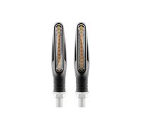 OEHCBDKS Motorbike Rear Blinker Motorcycle LED Turn Signal Light Universal DRL Amber Flowing Blinker Indicator Motorcycle Flashing Light Tail Lamp