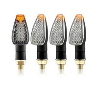 OEHCBDKS Motorbike Rear Blinker Universal 14 LED Turn Signal Lights 12V Motorcycle Flashing Lamp Rear Indicator Tail Light for Ho&nda for B&M&W for Ya&maha