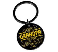 OEHEDOU Best Grandpa Christmas Gifts Grandpa Stocking Stuffers Birthday Gifts For Grandpa Cool Gifts For Grandpa From Grandkids Grandfather Gifts Personalized Grandpa Gifts Keychain, Silver, As