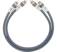 Oehlbach 2016 NF 14 Master RCA Audio Cable 0.5m Anthracite Gold Plated