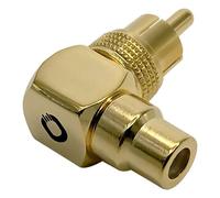 Oehlbach D1C4011 Sound-AD 90 RCA adapter angled plug socket Car Hi-Fi