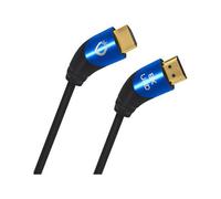 Oehlbach D1C92603 HDMI Cable 3.00m Petrol blue Anthracite 8K UHD