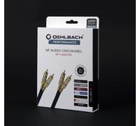 Oehlbach NF 1 Master Analog RCA Male Audio Cable 3 m Blue Gold-Plated