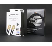 Oehlbach NF 214 Phono RCA Male Cable & Ground Lead 1.0 m