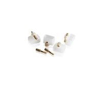 OEHLBACH Pure Lock! - Plastic Caps for Locking HDMI Connectors for TVs, Blu-Ray Players, AV Receivers, Pack of 4