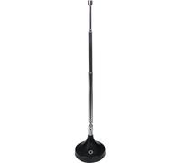 Oehlbach Radio FM DAB+ Antenna, 75 Ohms, Telescopic, Magnetic Base, Coax F-Connector Adapter, Black, 17207