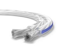 OEHLBACH Silverline SP-25 Stereo Hi-Fi Speaker Cable with SPOFC (Silver-Plated Copper) 2 x 2.5 mm² Mini Coil Speaker Cable 10 m