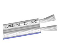 OEHLBACH Silverline SP-25 Stereo Hi-Fi Speaker Cable with SPOFC (Silver-Plated Copper) 2 x 2.5 mm² Mini Coil Speaker Cable 6 m