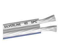OEHLBACH Silverline SP-40 Stereo Hi-Fi Speaker Cable with SPOFC (Silver-Plated Copper) 2 x 4 mm² Mini Coil Speaker Cable 4 m