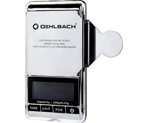 Oehlbach Tracking Force Tonarm Scales - Precise Digital Scale with High Accuracy (0.01 g) for Pickup/Tonarm - Stainless Steel Front