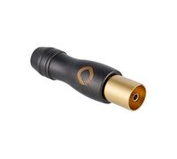 OEHLBACH Transmission Shift F Antenna Plug IEC Coaxial (w) (Coaxial, Adapter, Screwable) Gold-Plated for TV/Radio Connection - Pack of 1