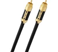 OEHLBACH XXL® Black Connection Digital High-End Coaxial Cable (Made in Germany, Premium Genuine Leather) Black - 1.5 m