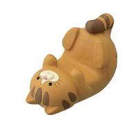 OEHUG Cat Phone Stand-Shaped Resin,Stable Horizontal Holder Anti-Tip, Cute Sleeping Cat Desktop Decoration, for Desk & Nightstand, Creative Gift for Cat Lover (A)