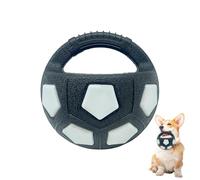 OEHUG Dog Calming Ball With Handle - Durable ABS Calming Ball with Handle for Aggressive Chewers, Squeaky Floating Design Perfect for Tug-of-War,13x13cm,Water Play & Outdoor Fetch (C)