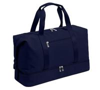 Oeihuivt Weekender Bags for Women - 21 Inch Large Travel Duffel Bag 2-Piece Set with Shoe Compartment, Heavy-Duty Canvas Leather Carry On Overnight Tote, Blue, Black Pink+3 Extra Packs