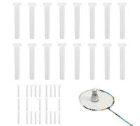 Oeillets De Badminton - Nylon Transparent Blanc 100pcs, 2.1/2.6 mm Trou Simple & Double | Tube Protecteur, Réparation Cordage, Entretien Raquette | Jeu Amateur, Usage Professionnel