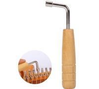 OEIOTEI L-Shaped Harp Tuning Wrench - Piano Tuning Hammer for Wood Zither - Part Tuning Nails - Repair Tools for String Instruments