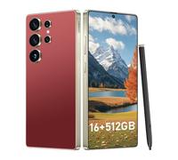 OEJBK I25 Ultra: Powerhouse 16GB/512GB, 2-Day 7000mAh Battery, Huge 6.99" Android 14 Phone w/Built-in Stylus - Your All-in-One Device The Superior Choice (Wine Red)