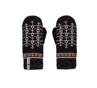 Öjbro Swedish made 100% Merino Wool Soft Thick & Extremely Warm Mittens (as Featured by the Raynauds Assn) - Black - Medium