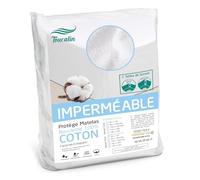 Oeko-TEX® High Quality Waterproof Terry Comfort Mattress Protector, 100% Cotton, 27 cm Corner, Toucalin Mattress Protector, Hypoallergenic, Breathable, Integral Insulator, Anti-Dust Mite, 160 x 200 cm