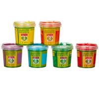 ökoNORM (Oekonorm Nawaro Finger Paints, 6 Colour Set Unicorn (Red, Orange, Yellow, Green, Cyan, Violet), Varied, One Size 79605