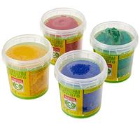 ökoNORM (Oekonorm) Nawaro Soft Modelling Play Dough, 4 Colour Set A (Red, Yellow, Green, Blue), Multicolor, One Size