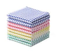Oeleky Dish Cloths for Kitchen Washing Dishes, Super Absorbent Dish Rags, Cotton Terry Cleaning Cloths Pack of 8, 12x12 Inches