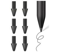 [OEM 6PCS] Carbon-Filled Tips for Remarkable Paper Pro Stylus,Durable Nibs Compatible with Remarkable Paper Pro 2024 Stylus Pen Replacement Tips/Nibs (6PCS Tips-Black)