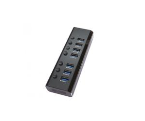 OEM 7 Port USB 3.0 Hub Black