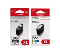 Canon PG-595XL Black CL-586XL Colour Ink Cartridge For TS4150i TS6550i TS7550i