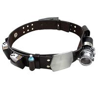 OEM Han Solo Blaster Belt Holster + Droid Caller + Greeble Costume Star Wars Pouch, Brown, Medium