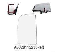 OEM Heated Upper Wing Mirror Glass For For Sprinter 2006 To 2018 With Part Numbers A0028115233, A0028115333 For Both Sides(D)