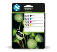 HP 924 CMYK Original Ink Cartridge 4-Pack