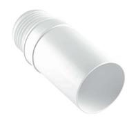 McAlpine MAC-EXTB Adjustable Length Straight Extension MACFIT WC Connector in White McAlpine White
