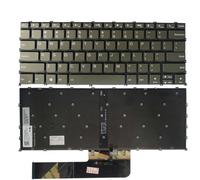 OEM NEW US/UK/Spanish SP Laptop Keyboard For Lenovo YOGA 13C 14C 13S 14S 2021 with backlight Accessories (Color : Dark green US)