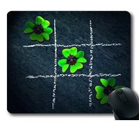OEM (Precision lock edge mouse pad) Klee Four Leaf Clover Lucky Clover Tic Tac Toe Gaming mouse pad mouse mat for mac or computer