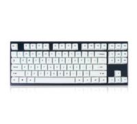 OEM Profile 87 Key Ceramic Keyboard Cap Set with Celadon Glaze, Compatible with Mechanical Keyboards with MX Cross Switch 80%, Ergonomic Design