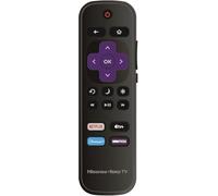 OEM Replacement Remote Control Compatible with All Hisense Roku TV Smart 4K Ultra HDTV 【Only Works with Hisense Roku TV, Not for Roku Stick and Roku Box】 (Netflix/Apple TV+ / Paramount+/ HBO Max)