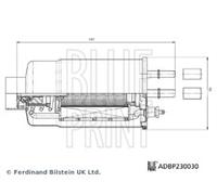 OEM Spec Blueprint Fuel Filter for Citroen Relay Fiat Ducato Peugeot Boxer