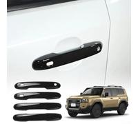OEM Style Door Handle Cover Trim Kit Fit For Toyota Land Cruiser Prado LC250 J250 Models From 2023 Until 2025 Production(Glossy Black)