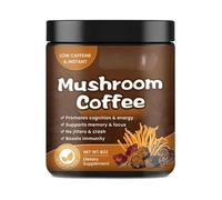 OEM Supported Instant Mushroom Coffee Powder Rich in Vitamins Factory Direct in Bag Can Drum Packaging - Have a Refreshing Cup Of Coffee Using These Tasty Granules - 8 oz