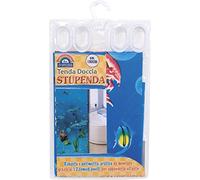 OEM SYSTEMS Plastic Shower Curtain Great I^Size 120x200cm Ten01675a, Blue, Single