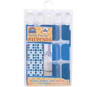 OEM SYSTEMS Ten01677a Plastic-Coated Shower Curtain - 240 x 200 cm - Blue