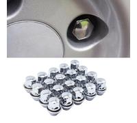 OEMASSIVE 20Pcs X Alloy Wheel Nuts Fit for FORD FOCUS Fiesta C-Max Kuga KA Mondeo Puma Transit Transit Connect StreetKa,M12 X 1.5 19MM Wheel Bolt Lug Stud