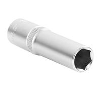 OEMTOOLS 22343 7/16" SAE Deep Socket, 3/8" Drive Sockets, Individual Sockets, Thin Wall Design for Tight Spaces, Easy Identification, Hex Automotive Tool
