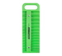 OEMTOOLS 23116 1/4" Drive Portable Magnetic Socket Organizer Tray, Magnetic Socket Holders Organizers for Tool Box, Shop, Or Garage, Holds Up to 26 Tools, Metric/SAE, Green