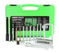 OEMTOOLS 37182 Steering Wheel Puller Set for All Major Makes and Automobiles, Lock Plate Removal, Sizes 5/16" x 18, 5/16" x 24, and 3/8" x 16 Included