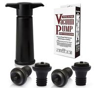 Oenothera Wine Preserver with 4 Stoppers, Wine Saver Vacuum Pump, Wine Stoppers for Wine Bottles for Keep Wine Fresh（1 X Wine Preserver+ 4 X Wine Stopper）